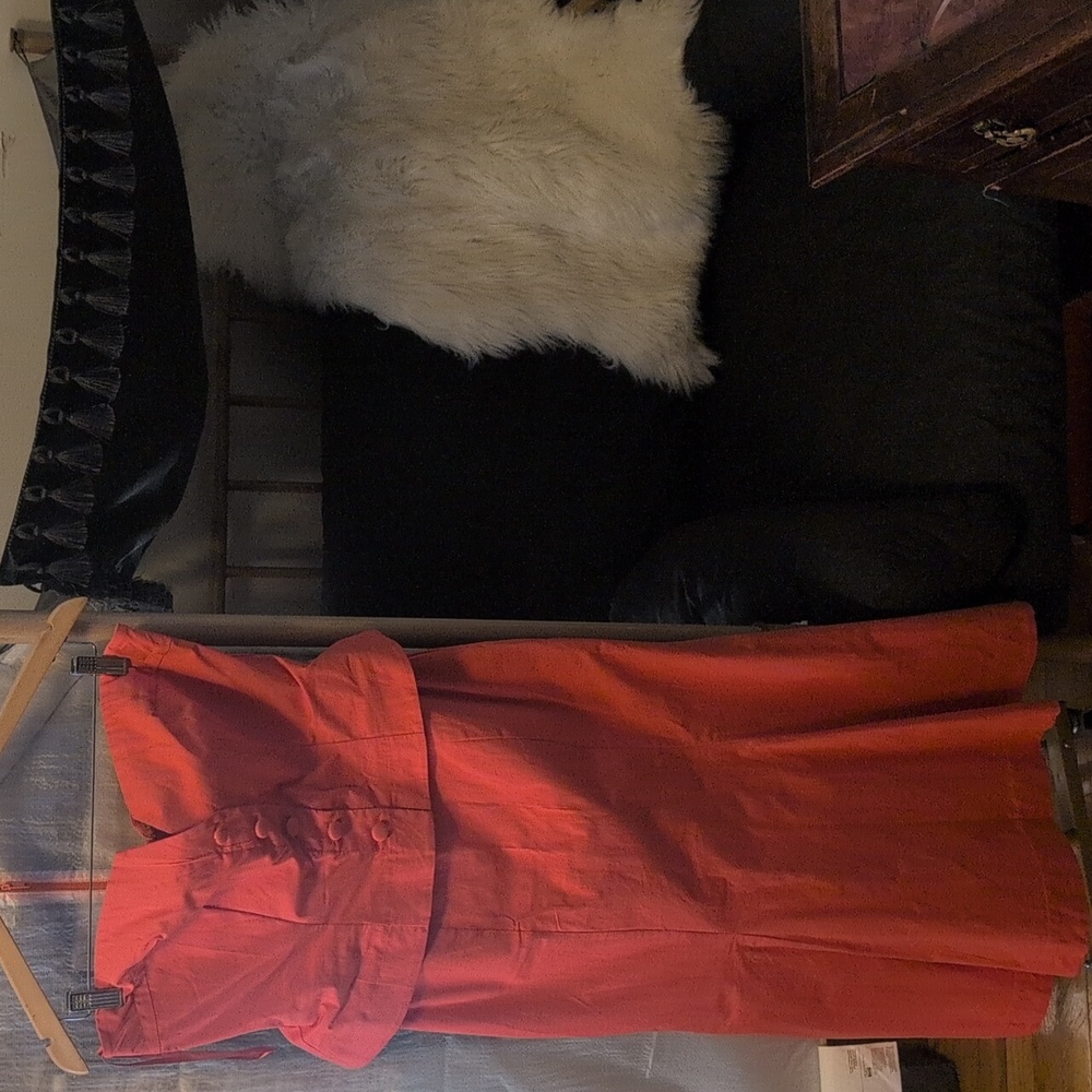 NWT Anthropologie Maeve Strapless Corset Fit & Flare Midi Dress NWT Size 8 - Picture 8 of 12